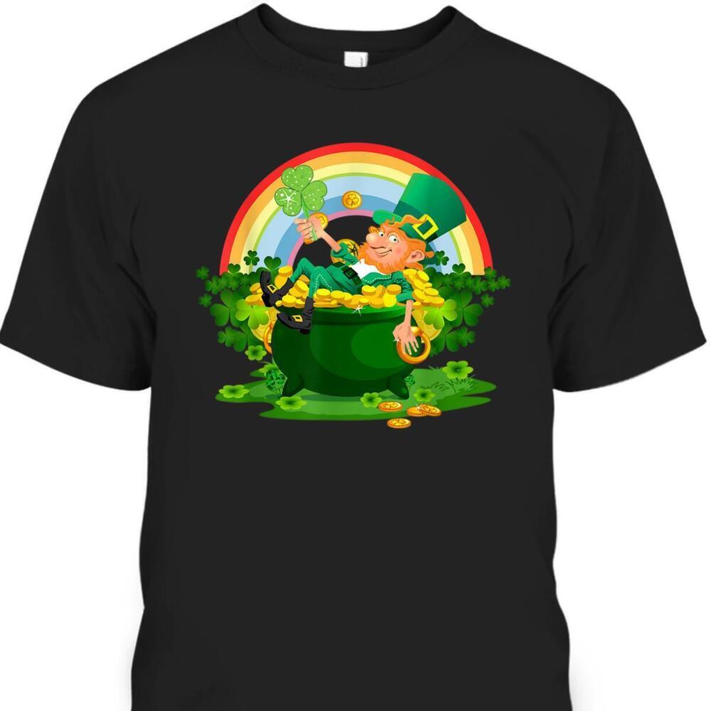Funny Leprechaun Shamrock St Patricks Day Tshirt